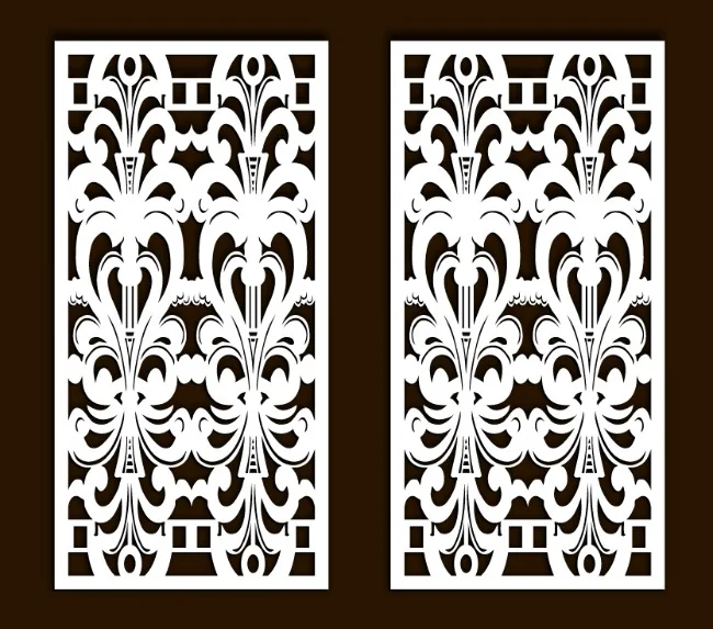 Design pattern screen panel