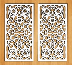 Design pattern screen panel