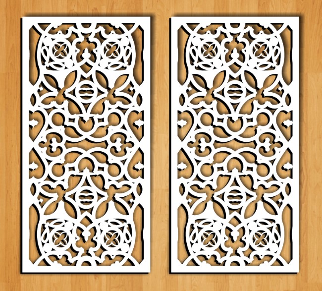 Design pattern screen panel