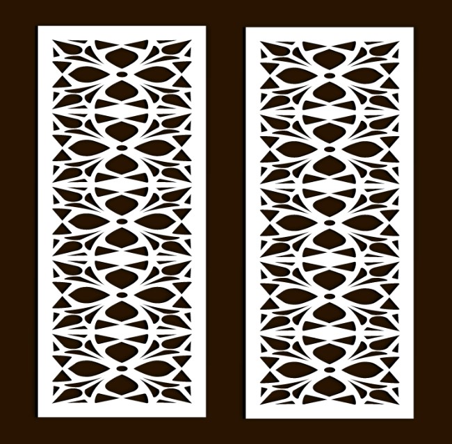 Design pattern screen panel