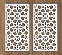 Design pattern screen panel