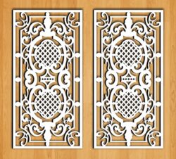 Design pattern screen panel