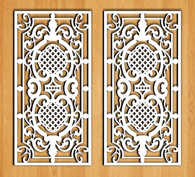 Design pattern screen panel