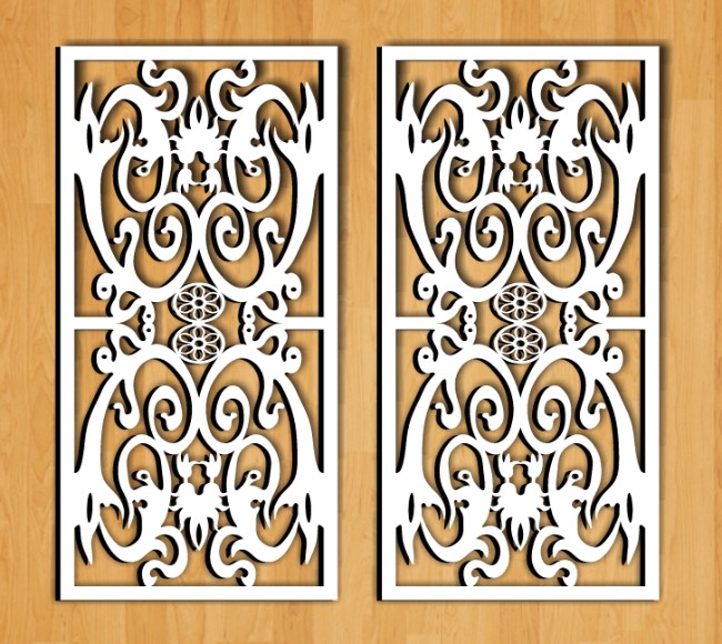 Design pattern screen panel