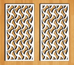 Design pattern screen panel