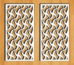 Design pattern screen panel