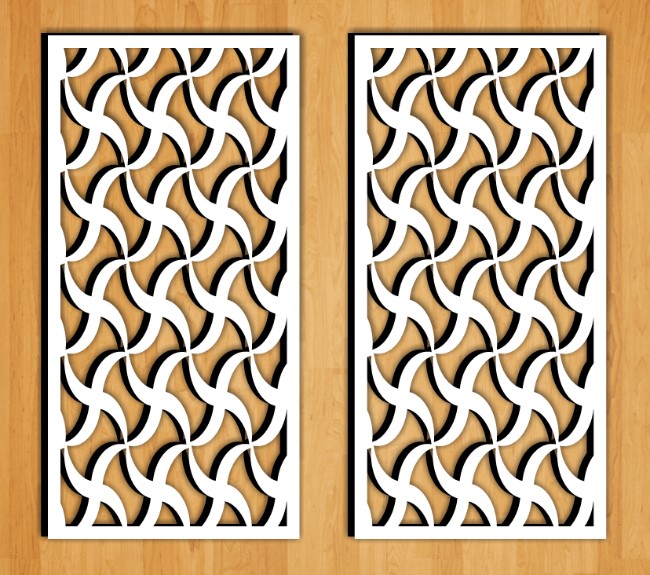 Design pattern screen panel