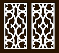 Design pattern screen panel