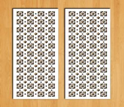 Design pattern screen panel