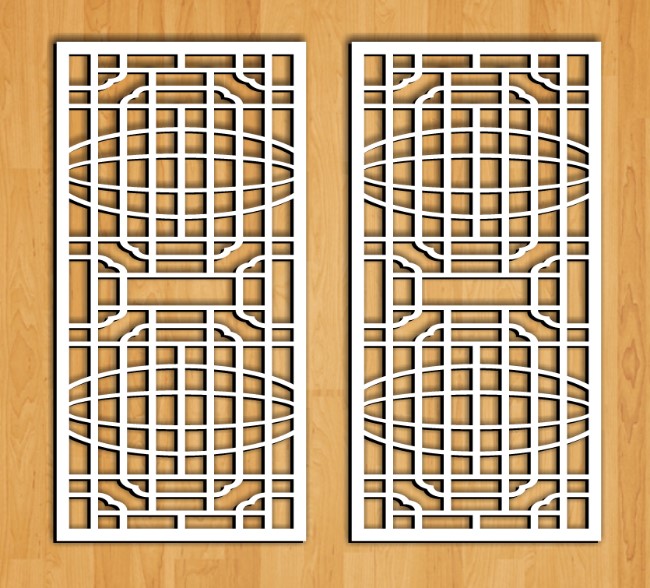 Design pattern screen panel