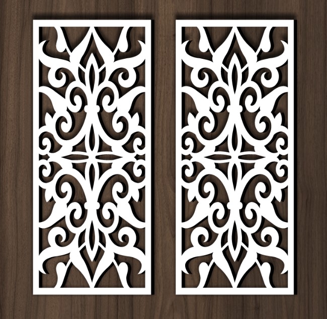 Design pattern screen panel