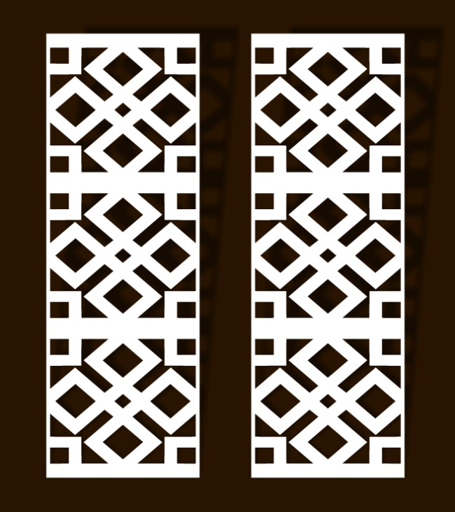 Design pattern screen panel