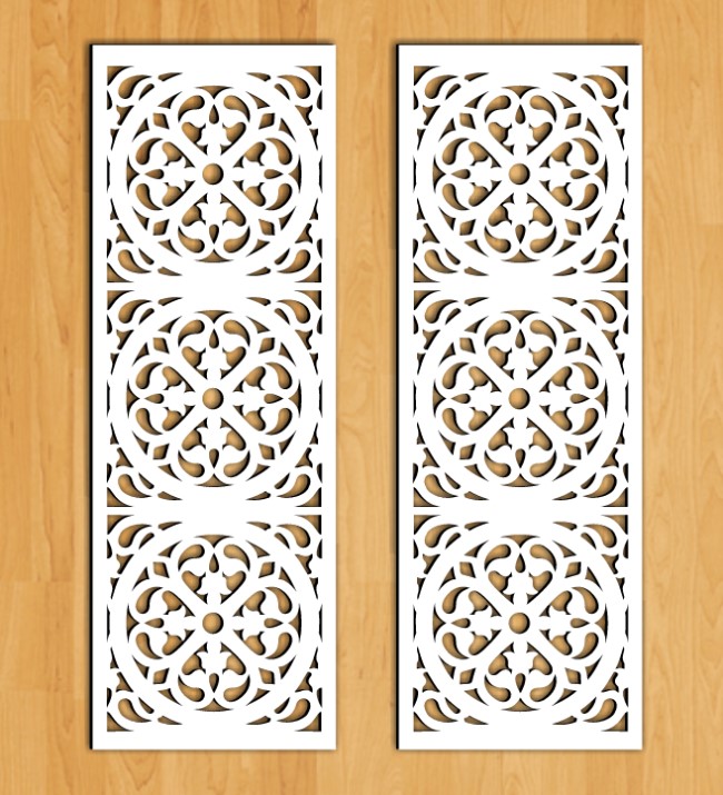 Design pattern screen panel