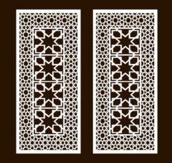 Design pattern screen panel