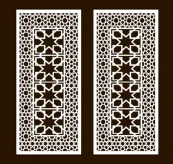 Design pattern screen panel