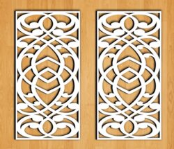 Design pattern screen panel