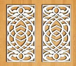 Design pattern screen panel