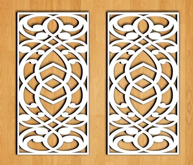 Design pattern screen panel