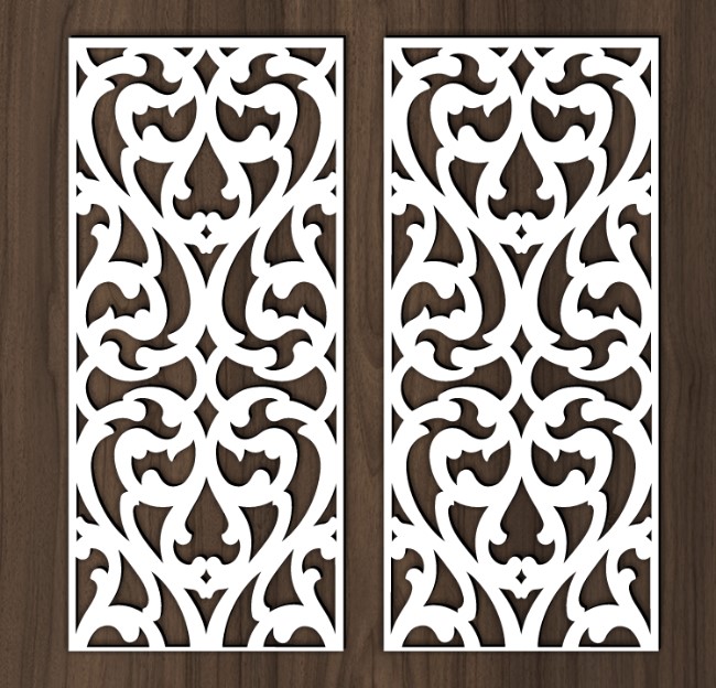 Design pattern screen panel