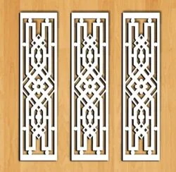 Design pattern screen panel