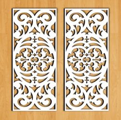 Design pattern screen panel