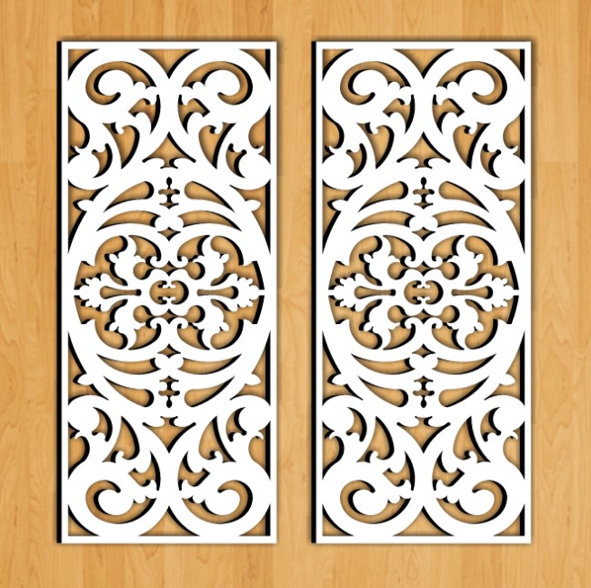 Design pattern screen panel