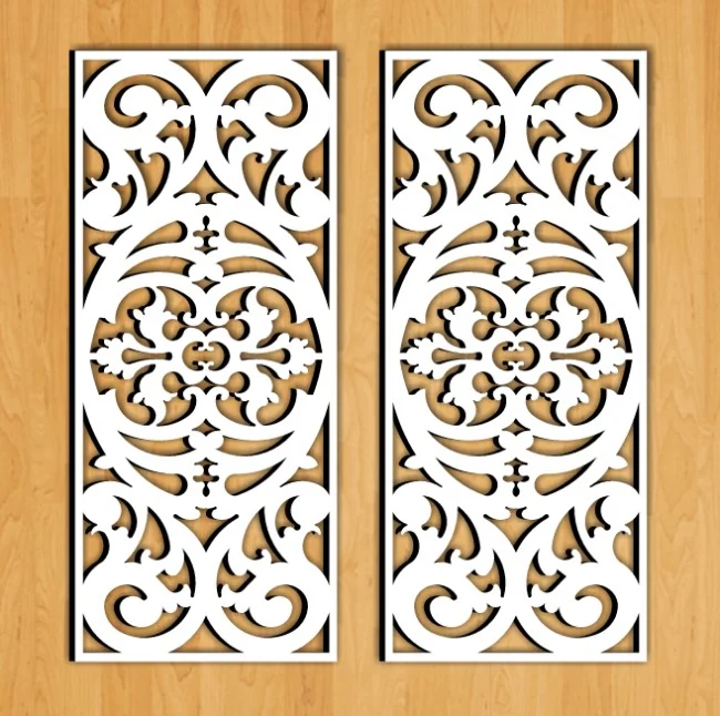 Design pattern screen panel