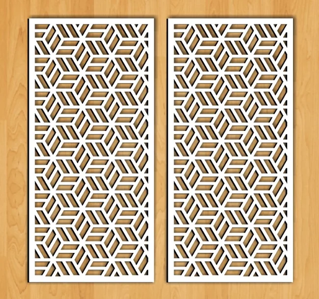 Design pattern screen panel