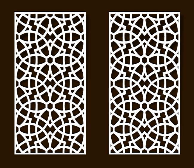 Design pattern screen panel