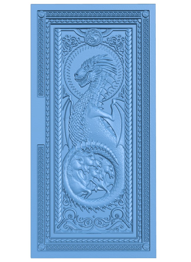 Door Game of Thrones Dragon