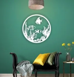 Fishes wall decor