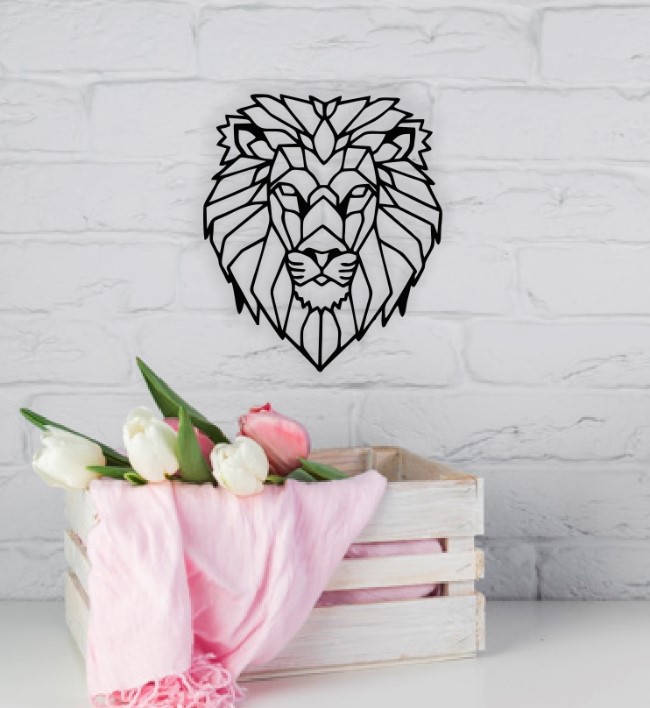 Geometric lion