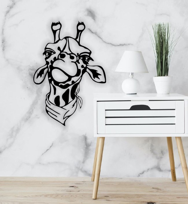 Giraffe wall decor