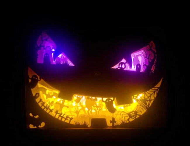 Halloween light box