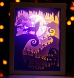 Halloween light box