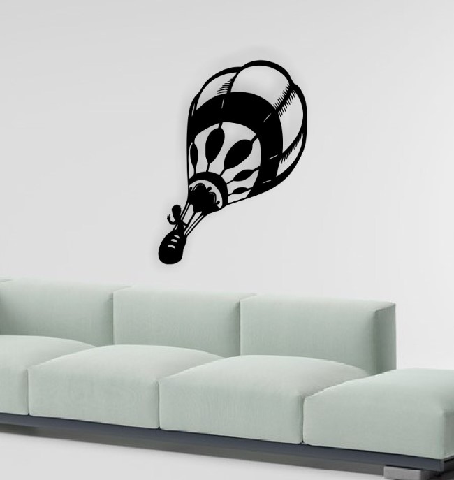 Hot air balloon wall decor