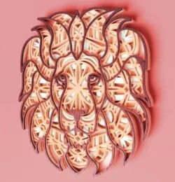 Layered lion