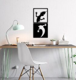 Lizard wall decor