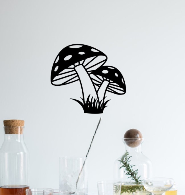 Mushroom wall decor