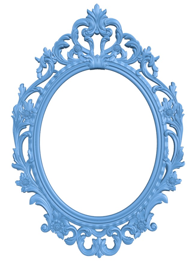 Oval frame