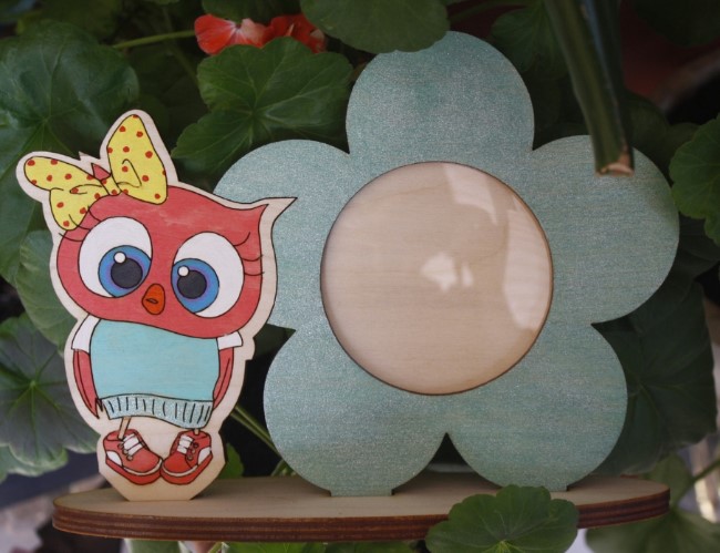 Owl photo frame