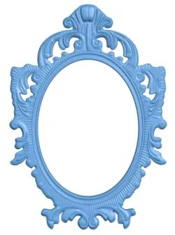 Pattern frame for mirror