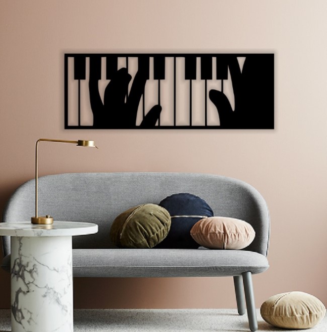 Piano wall decor