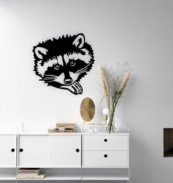 Raccoon wall decor