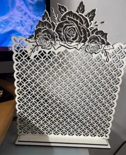 Rose earring holder