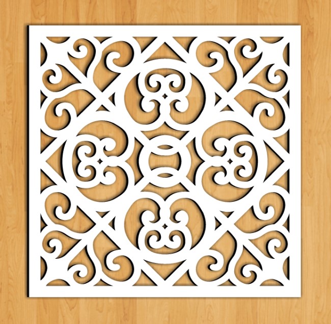 Square decoration