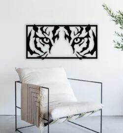 Tiger Eyes wall decor