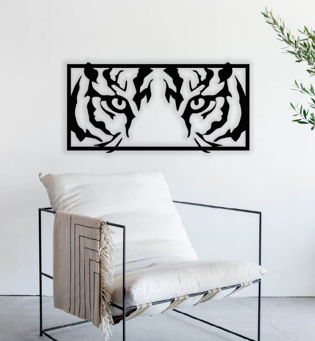 Tiger Eyes wall decor