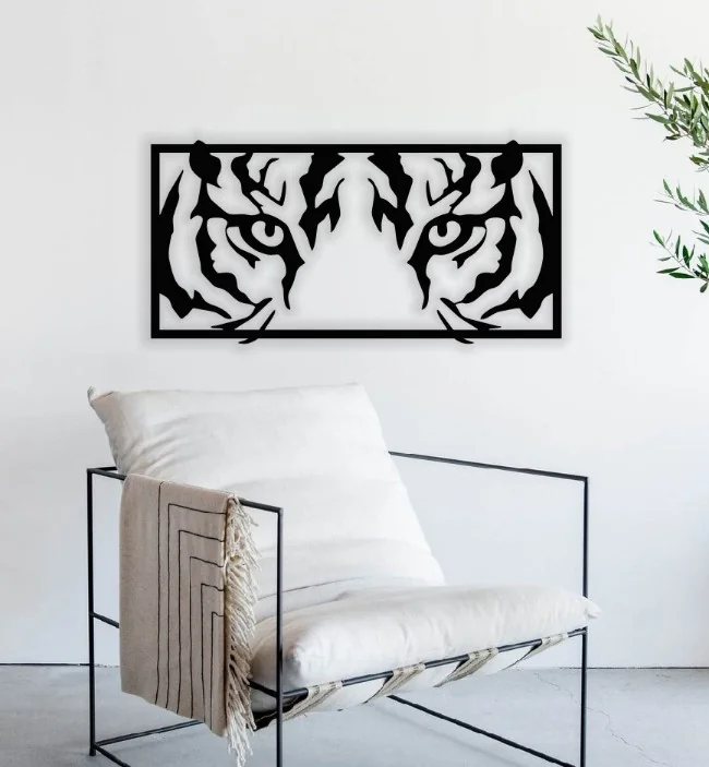 Tiger Eyes wall decor