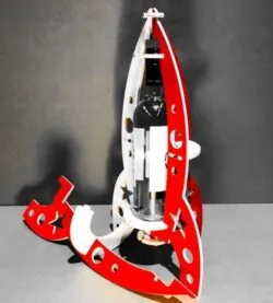 Bottle holder rocket